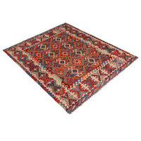 Handmade Vegetable Kilim 6' 5" x 8' 7" (ft) - No. Y35600