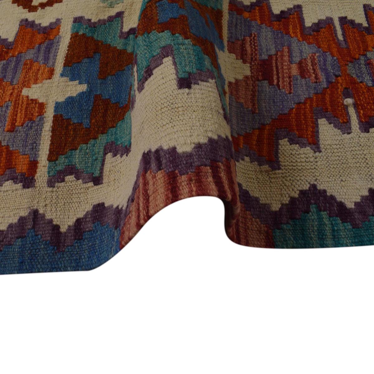 Handmade Vegetable Kilim 6' 5" x 8' 7" (ft) - No. Y35600