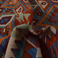 Handmade Vegetable Kilim 6' 5" x 8' 7" (ft) - No. Y35600