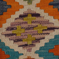 Handmade Vegetable Kelim 6' 9" x 9' 8" (ft) - No. Y35601