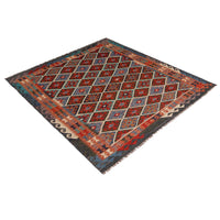 Handmade Vegetable Kelim 5' 9" x 7' 10" (ft) - No. Y35603