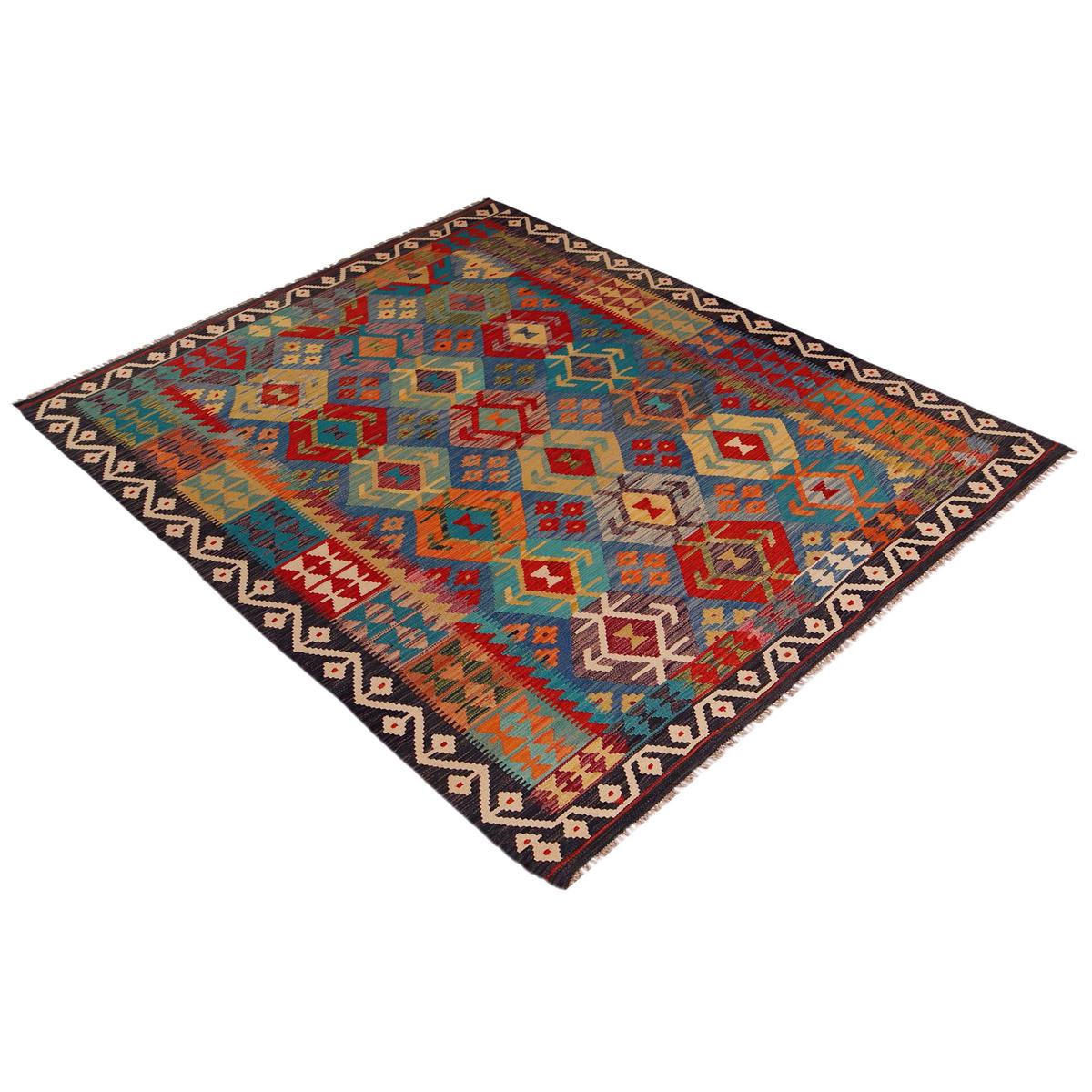 Handmade Vegetable Kelim 6' 0" x 8' 1" (ft) - No. Y35605