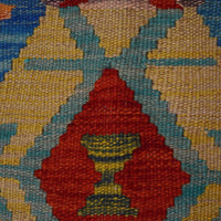 Handmade Vegetable Kelim 6' 0" x 8' 1" (ft) - No. Y35605