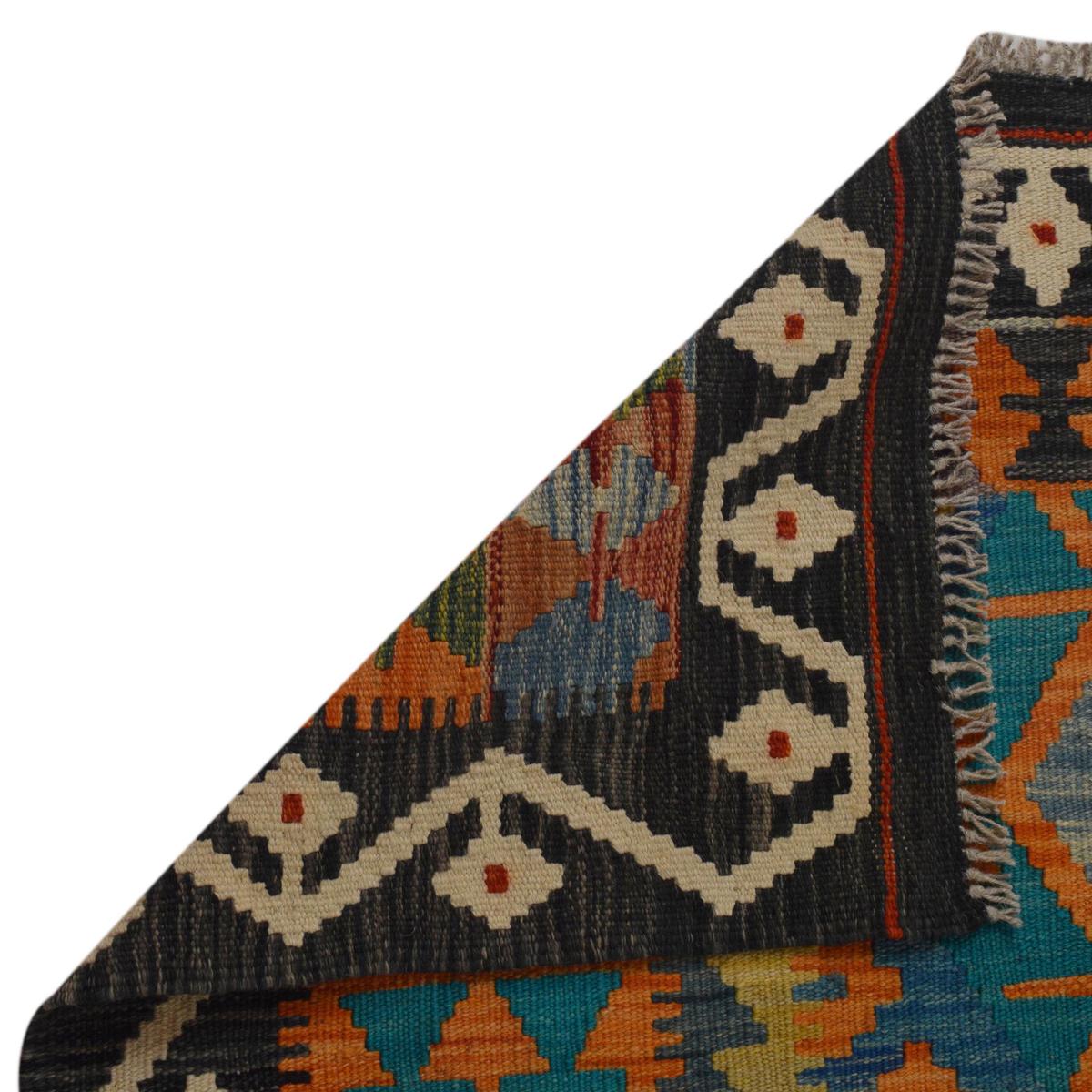 Handmade Vegetable Kelim 6' 0" x 8' 1" (ft) - No. Y35605