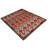 Handmade Vegetable Kilim 5' 10" x 8' 2" (ft) - No. Y35606