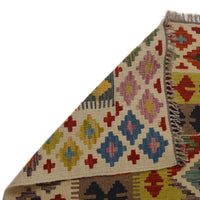 Handmade Vegetable Kilim 5' 11" x 8' 5" (ft) - No. Y35608