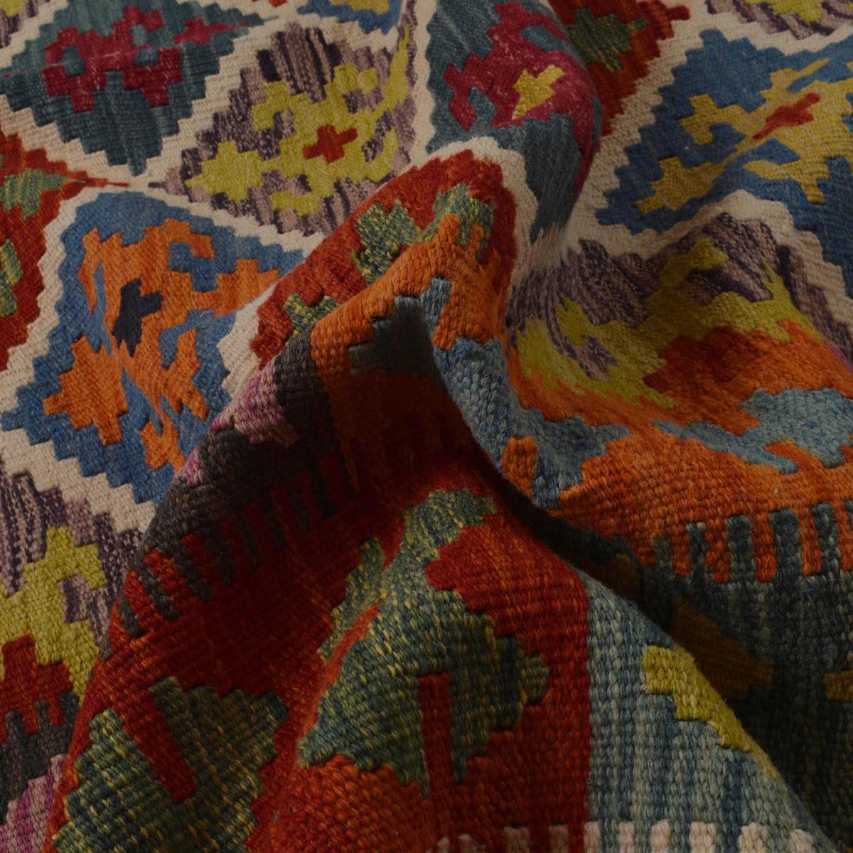 Handmade Vegetable Kilim 5' 11" x 8' 5" (ft) - No. Y35608