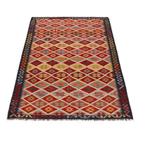 Handmade Vegetable Kilim 5' 1" x 8' 2" (ft) - No. Y35644