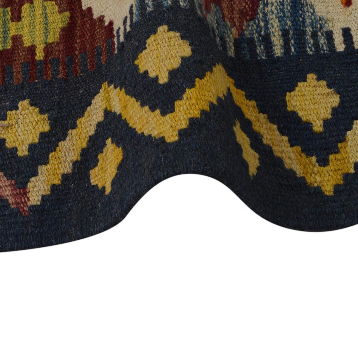 Handmade Vegetable Kilim 5' 1" x 8' 2" (ft) - No. Y35644