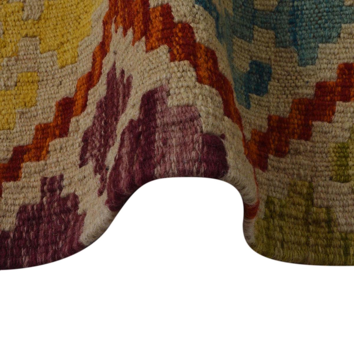 Handmade Vegetable Kilim 6' 9" x 10' 0" (ft) - No. Y35645