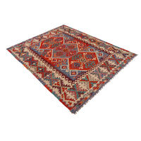 Handmade Vegetable Kilim 6' 3" x 8' 8" (ft) - No. Y35648