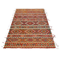 Handmade Vegetable Kilim 6' 0" x 8' 3" (ft) - No. Y35649
