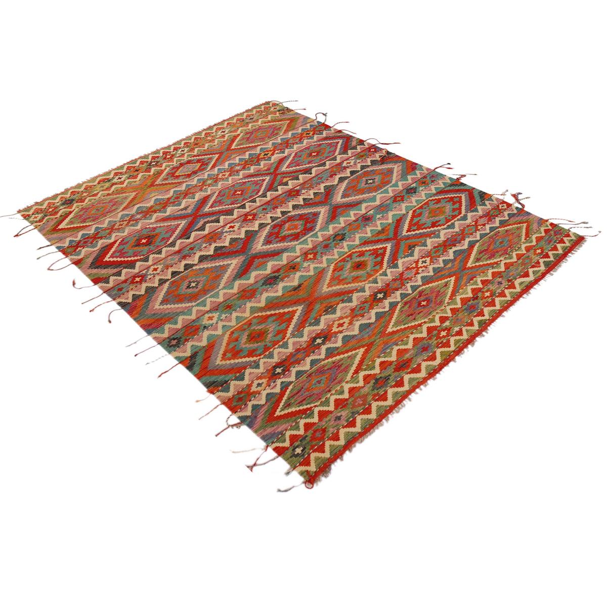 Handmade Vegetable Kilim 6' 0" x 8' 3" (ft) - No. Y35649