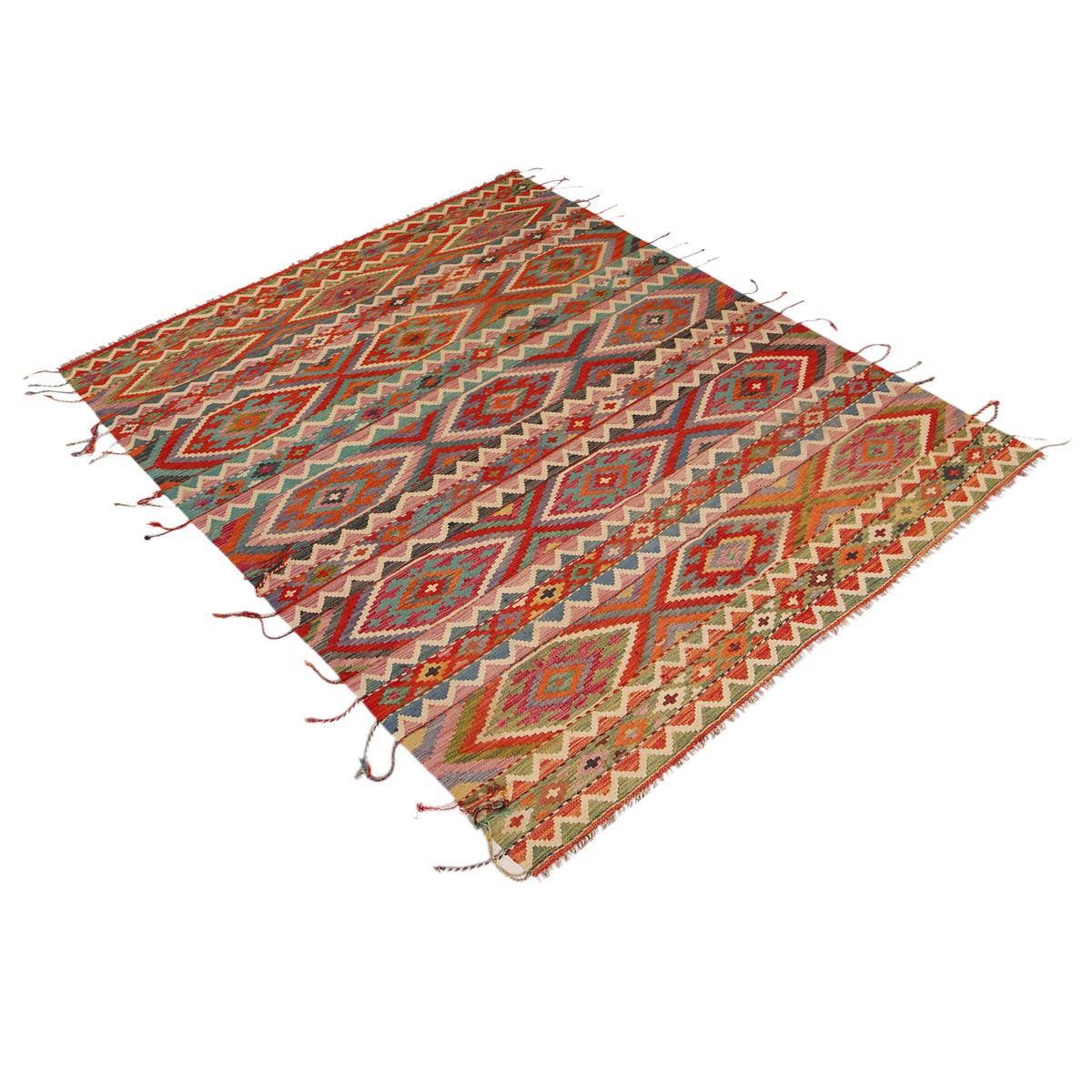 Handmade Vegetable Kilim 6' 0" x 8' 3" (ft) - No. Y35649