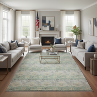 Ivory & Celadon Gallery Rug 244 × 305 cm (8 x 10)