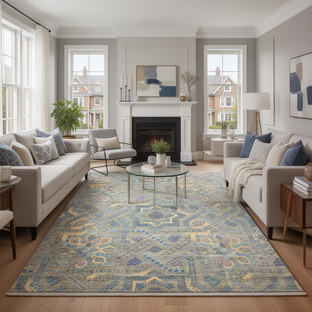 Oasis Mosaic Collector’s Rug 244 × 305 cm (8 x 10)